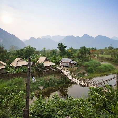 מלון ואנג ויינג Champa Lao Bungalows מראה חיצוני תמונה